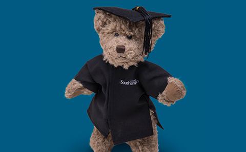 Graudation bear